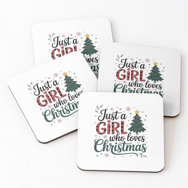 Item preview, Just A Girl Who Loves Christmas, Women Girls Kids, Xmas designed and sold by MicanCuteStore.