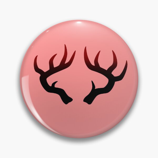 Item preview, Clancy Ned Antlers - black red fade designed and sold by BlackwingsWolf.