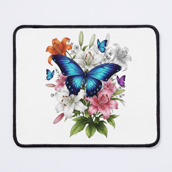 Item preview, “Spring Awakening: A Butterfly in a Field of Flowers” designed and sold by CHRIST5000.