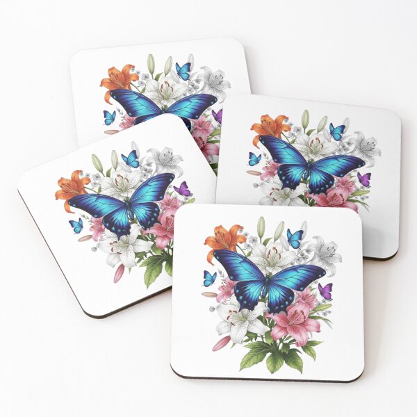 Item preview, “Spring Awakening: A Butterfly in a Field of Flowers” designed and sold by CHRIST5000.