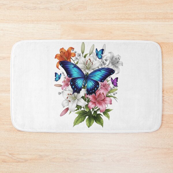 Item preview, “Spring Awakening: A Butterfly in a Field of Flowers” designed and sold by CHRIST5000.