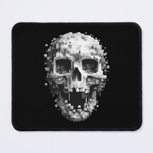 Item preview, Pixel Skull – Dark Digital Horror Style designed and sold by drizzd.