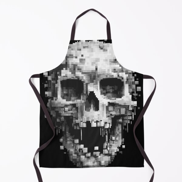 Item preview, Pixel Skull – Dark Digital Horror Style designed and sold by drizzd.