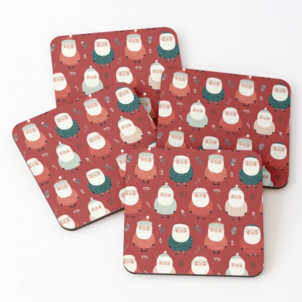 Item preview, Traditional santa winter pattern 2 designed and sold by SmileshareShop.