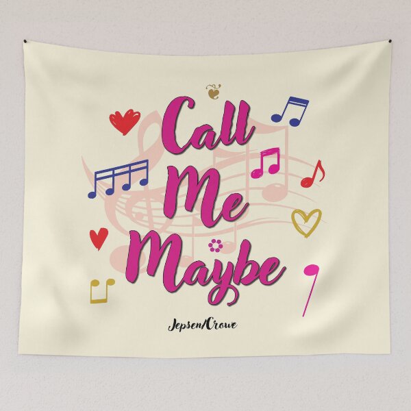 Item preview, Call Me Maybe Popular Song Title designed and sold by CharlottePlaceArt.