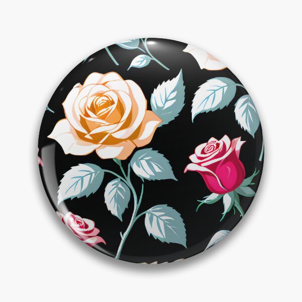 Item preview, detailed seamless floral pattern with roses. designed and sold by MissYouONLY.
