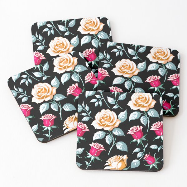 Item preview, detailed seamless floral pattern with roses. designed and sold by MissYouONLY.