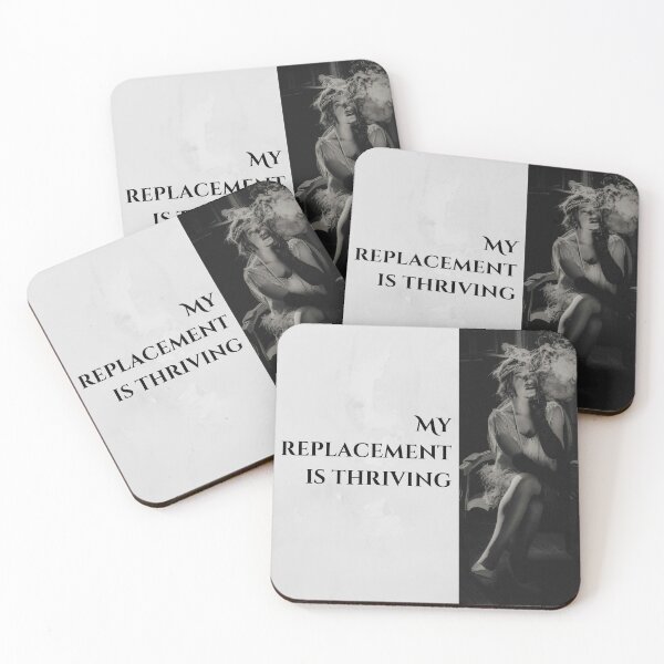 Item preview, My Replacement Is Thriving | Dark Existential Quote | Aesthetic Horror-Inspired Design designed and sold by Michelle Sarah.