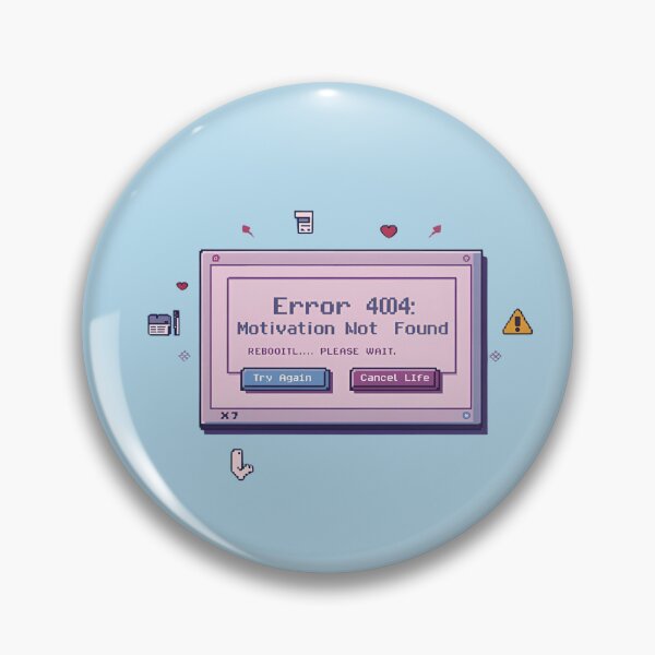 Item preview, Error 404-Motivation Not Found designed and sold by AppleMe.
