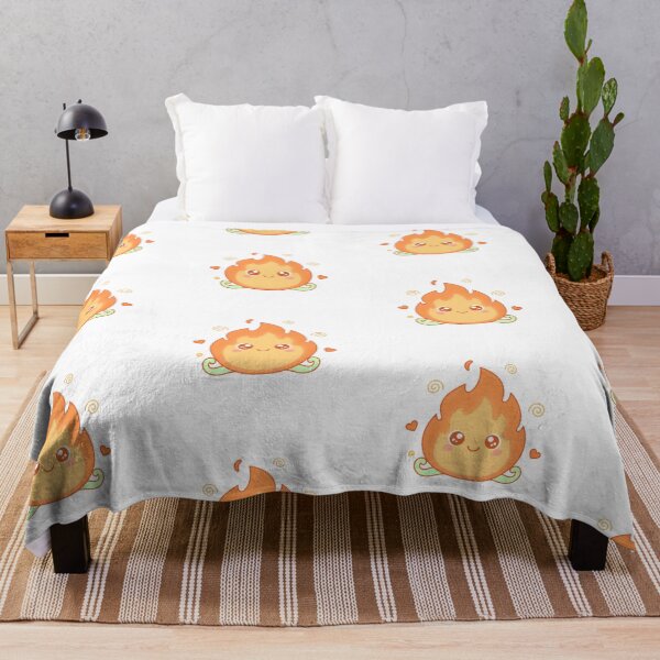 Item preview, Cute Kawaii Flame – Adorable Fire Illustration designed and sold by drchzak.