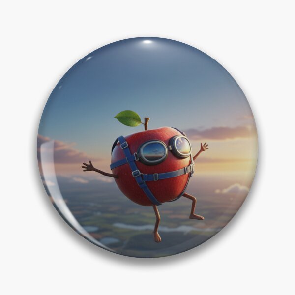 Item preview, Sky Diving Apple designed and sold by RadicalDays.