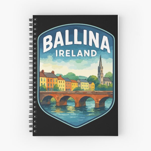 Item preview, Ballina Ireland Watercolor Travel designed and sold by TomFrontierArt.