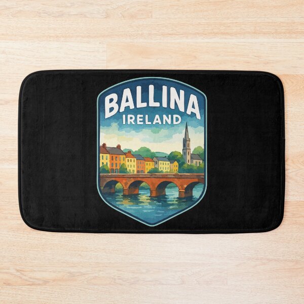 Item preview, Ballina Ireland Watercolor Travel designed and sold by TomFrontierArt.