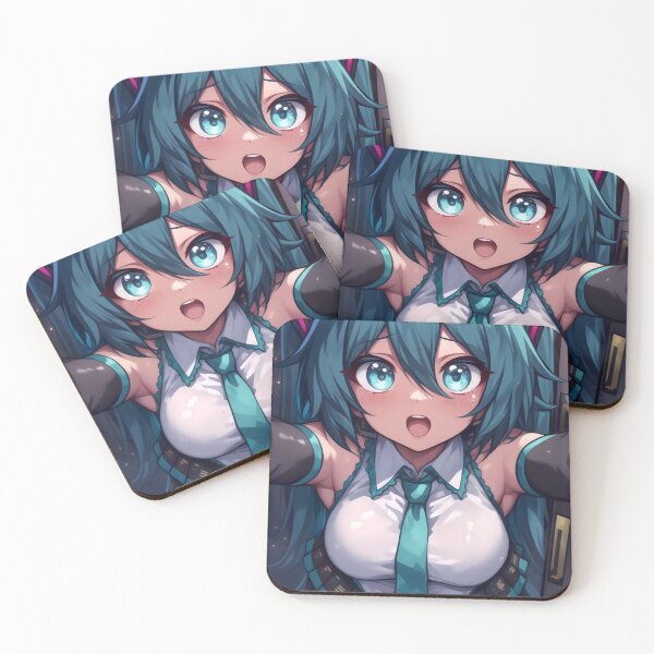 Item preview, Hatsune Miku Vocaloid Turquoise Twintails Anime Idol T-Shirt designed and sold by Senpaiwaves.