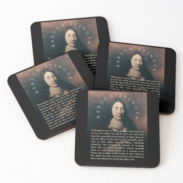 Item preview, Baruch Spinoza Quote Philosophers Conceive Of The Passions Which Harass Us As Vices Into Which Men Fall By Their Own Fault And Therefore Generally Deride designed and sold by DuckworthSixta.