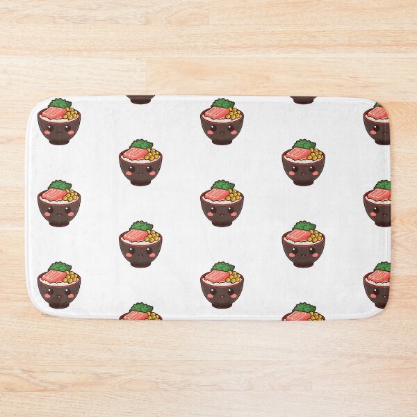 Item preview, Kawaii Sushi Bowl – Cute Food Illustration designed and sold by drchzak.