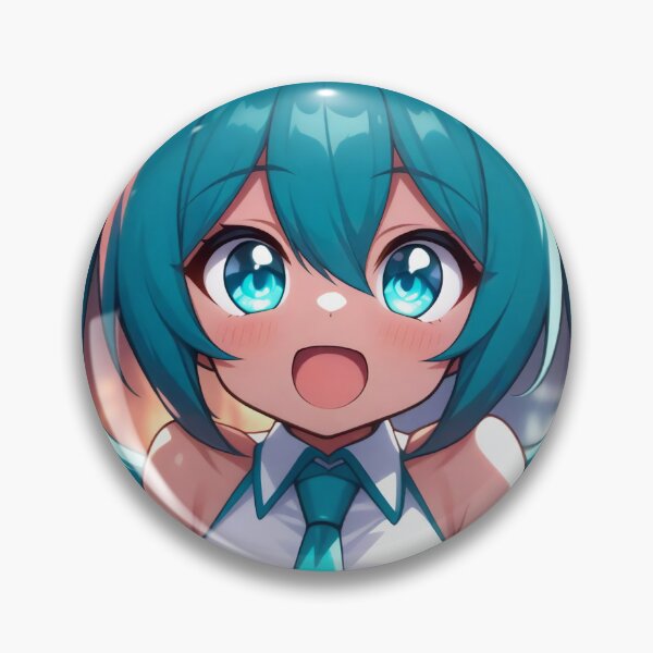 Item preview, Hatsune Miku Vocaloid Turquoise Twintails Anime Idol T-Shirt designed and sold by Senpaiwaves.