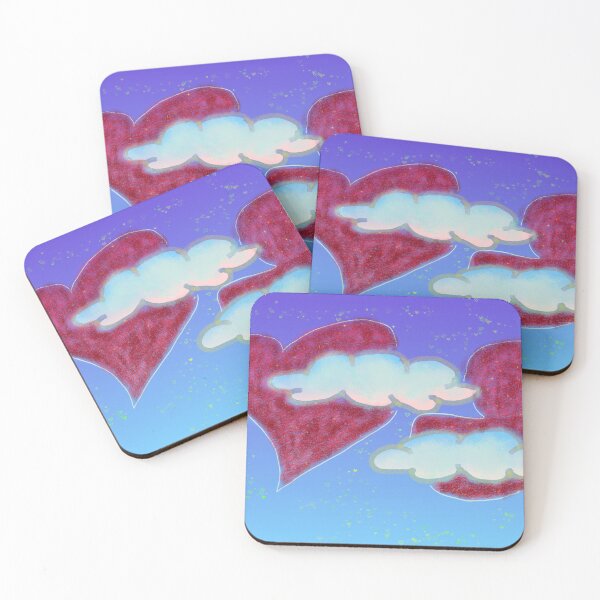 Item preview, Hearts and clouds designed and sold by bonnashejve.