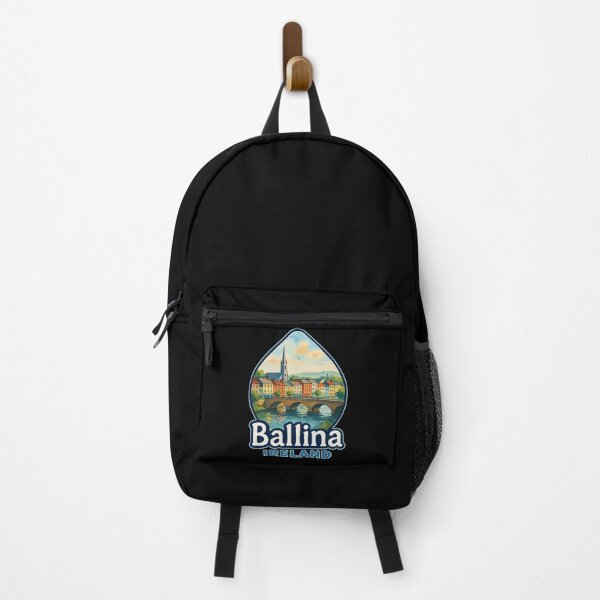 Item preview, Ballina Ireland Watercolor Art Travel designed and sold by TomFrontierArt.