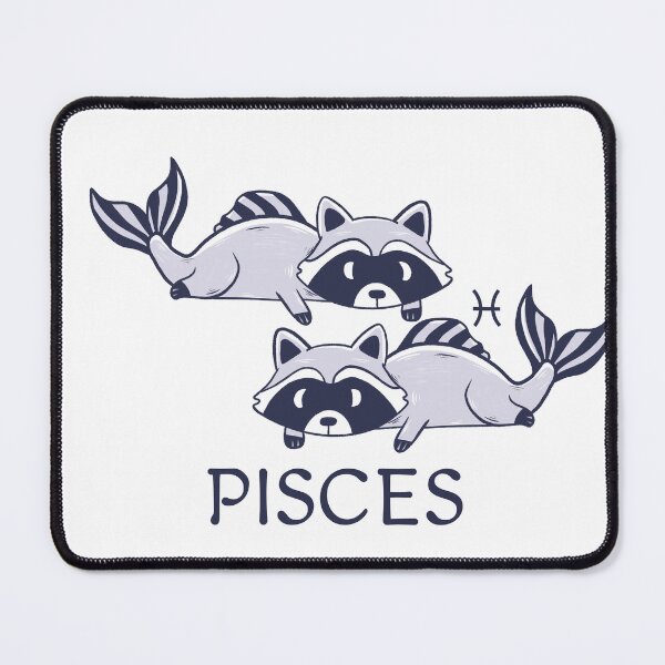 Item preview, Lazy Pisces Raccoon Dreamer - Cute Zodiac Trash Panda designed and sold by Iqrapixels.