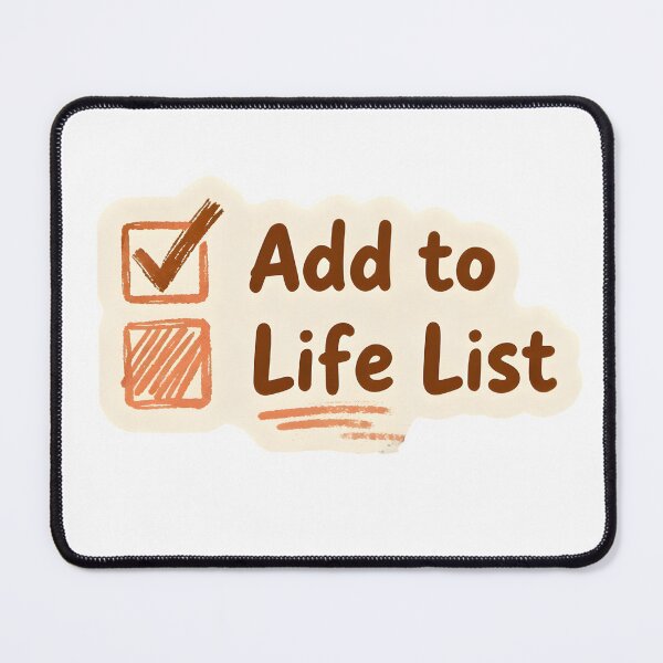 Item preview, Birdwatching Checklist Design for Birders | Rustic Earth-Tone Birding Sticker designed and sold by NatureNookTees.