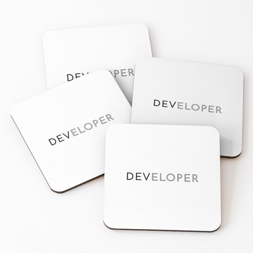 Item preview, Coasters (Set of 4) designed and sold by developer-gifts.