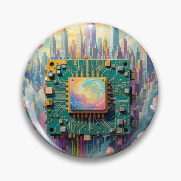 Item preview, Cosmic Circuit – Molecular elegance in Art Deco & surreal technology designed and sold by FotoworldEdel.