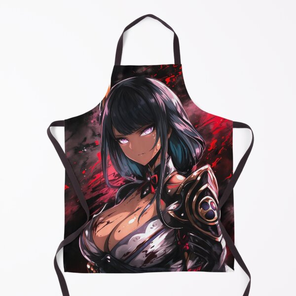 Item preview, Raiden Shogun Fanart Electro Archon Purple Hair Anime T-Shirt designed and sold by Senpaiwaves.