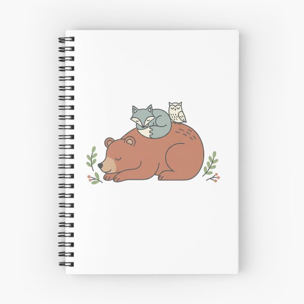 Item preview, WildWonderfulCreaturesCuteWoodlandAnimalsBearFoxRaccoonOwlMusicDesign designed and sold by DarkNight9.