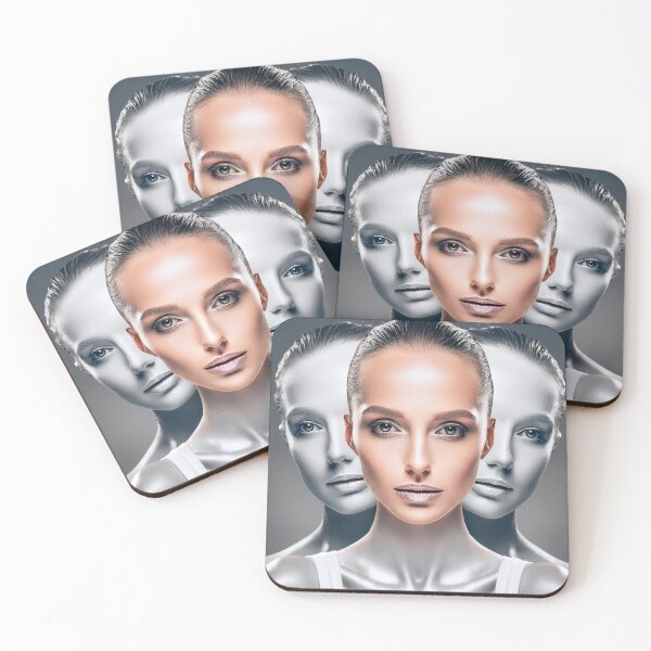 Item preview, Woman silver face body designed and sold by homydesign.