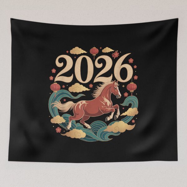 Item preview, Chinesse New Year- Year of The Horse 2026  designed and sold by BASKF.