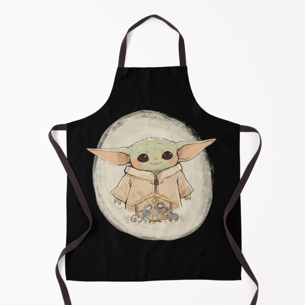 Item preview, BABY YODA WITH NATIVITY SCENE designed and sold by LIS AND MELIVERSO.