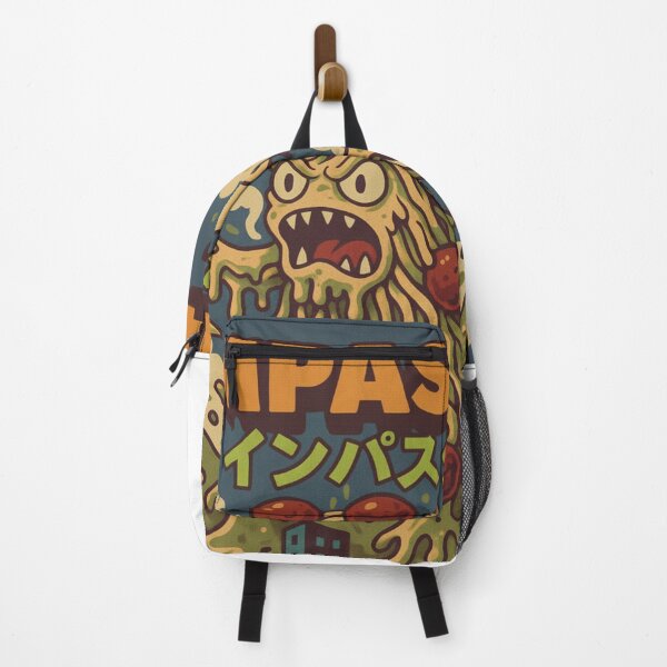 Item preview, Impasta: Spaghetti Kaiju Attack Poster for Pasta Lovers designed and sold by SlanTee.