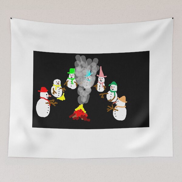 Item preview, Snowmen warming up designed and sold by ChalfontArt.