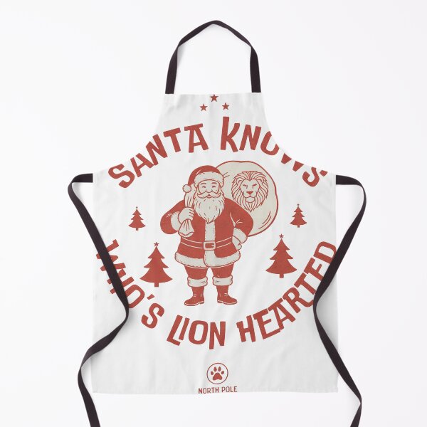 Item preview, Santa Knows Who's Lion Hearted Vintage Christmas Design designed and sold by zoughlal.