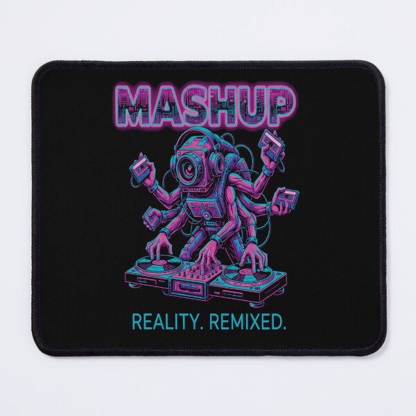 Item preview, DJ Monster Mashup - Cyberpunk Glitch Art designed and sold by 140bpmmusic.