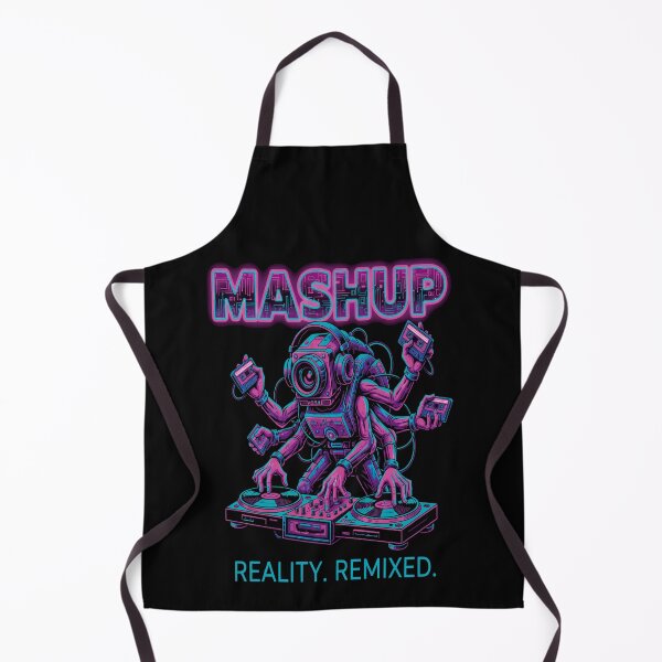 Item preview, DJ Monster Mashup - Cyberpunk Glitch Art designed and sold by 140bpmmusic.