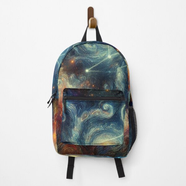 Item preview, Zodiac constellation depicted over a Van Gogh-style starry sky designed and sold by ArtwaveEmporium.