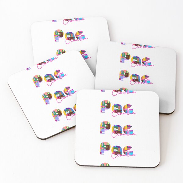 Item preview, Pag, Croacia, vibrante arte tipográfico abstracto de la ciudad designed and sold by Wanderful-roads.