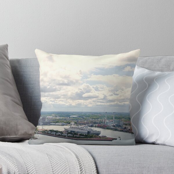 Item preview, Rotterdam harbor under dramatic skies designed and sold by Ruhrpott2024.