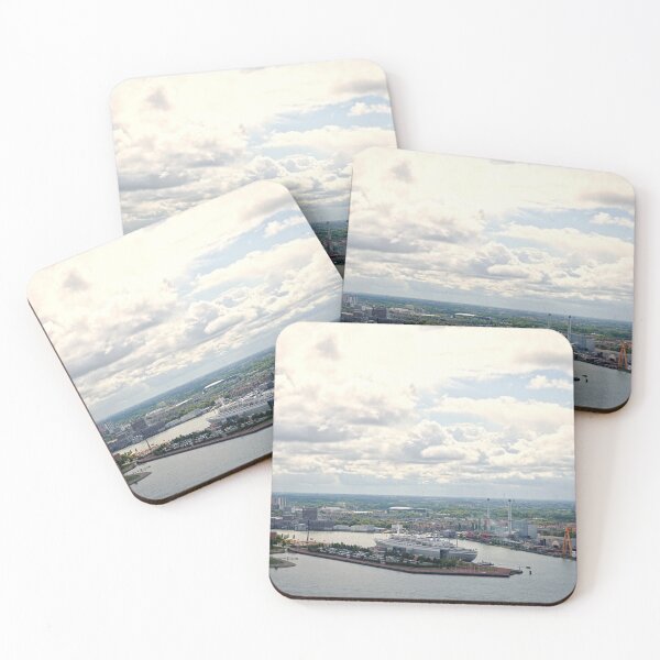 Item preview, Rotterdam harbor under dramatic skies designed and sold by Ruhrpott2024.