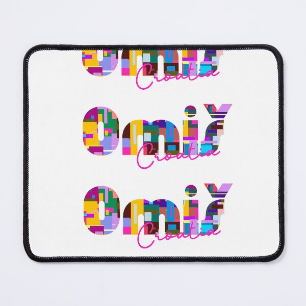 Item preview, Omiš, Croatia, Vibrant Abstract City Typography Art designed and sold by Wanderful-roads.