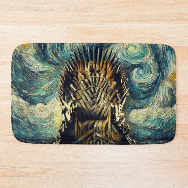 Item preview, Throne in the style of Van Gogh's art designed and sold by ArtwaveEmporium.
