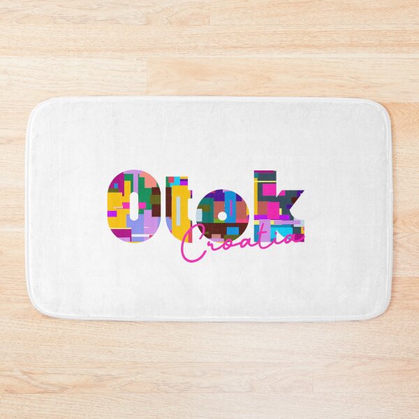 Item preview, Otok, Croatia, Vibrant Abstract City Typography Art designed and sold by Wanderful-roads.