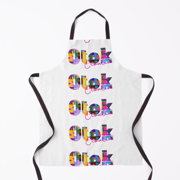 Item preview, Otok, Croatia, Vibrant Abstract City Typography Art designed and sold by Wanderful-roads.