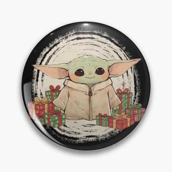 Item preview, BABY YODA WITH CHRISTMAS PRESENTS designed and sold by LIS AND MELIVERSO.