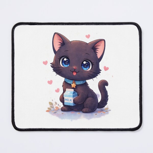 Item preview, Kawaii Black Cat | chococat designed and sold by lamiarte.