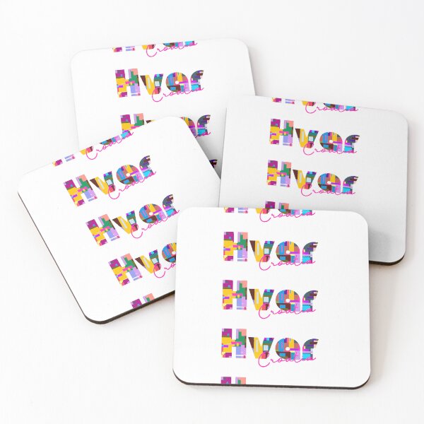 Item preview, Hvar, Croatia, Vibrant Abstract City Typography Art designed and sold by Wanderful-roads.