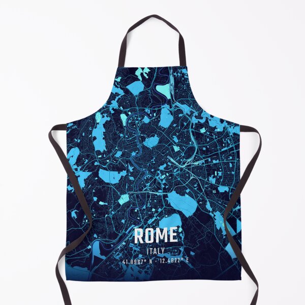 Item preview, Rome Midnight City Map designed and sold by HomeLivingCo.