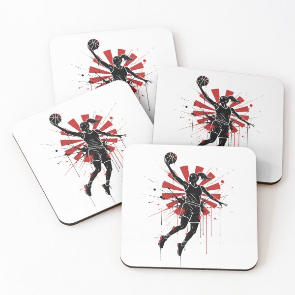 Item preview, Basketball Player Silhouette Ink Splash Design designed and sold by Trendy Valley .
